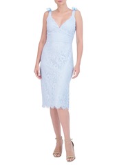 Laundry by Shelli Segal Tie Strap Lace Dress in Cashmere Blue at Nordstrom Rack
