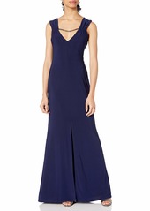 LAUNDRY BY SHELLI SEGAL Women's Embellished Long Jersey Gown