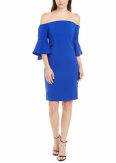 Laundry By Shelli Segal Women's Off The Shoulder Core Dress