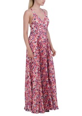 Laundry by Shelli Segal Women's Pleated Maxi Dress - Floral