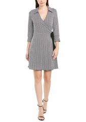 LAUNDRY BY SHELLI SEGAL Women's Reversible Matte Jersey Wrap Dress
