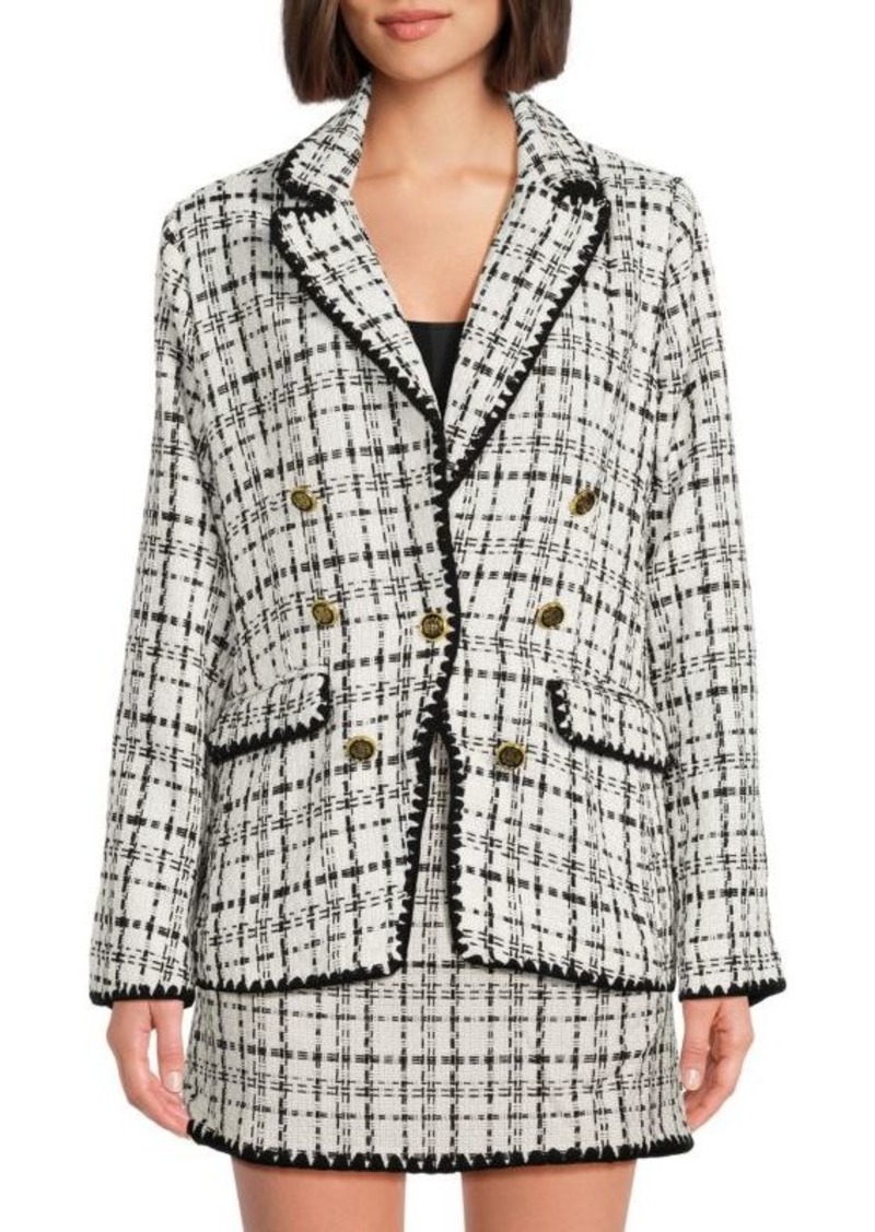 Laundry by Shelli Segal Plaid Blazer