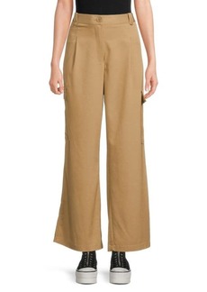 Laundry by Shelli Segal Pleated Front Wide Leg Pants