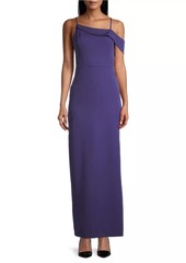 Laundry by Shelli Segal Sleeveless Draped Gown