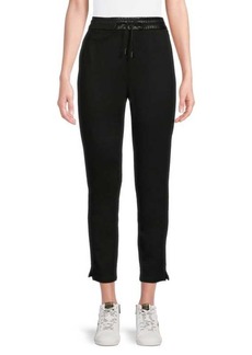 Laundry by Shelli Segal Solid Drawstring Cropped Pants