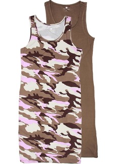 Laundry by Shelli Segal Womens 2 Pack Camouflage Shift Dress