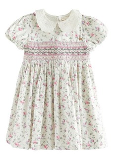 Laura Ashley Kids' Floral Smocked Cotton Dress