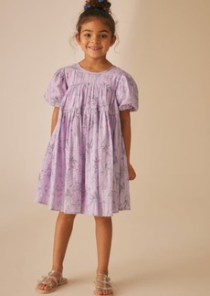 Laura Ashley Kids' Croswell Shimmer Stripe Babydoll Dress