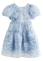 Laura Ashley Kids' Puff Sleeve Organza Dress