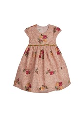 Laura Ashley Little Girls Floral Embroidered Lace Dress