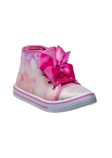 Laura Ashley Toddler Girls Signature Bow High Top Sneakers