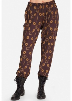 Lauren Moshi Chantria Designer Bear Sweatpants In Brown