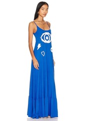 Lauren Moshi Beatrix Painted Evil Eye Dress