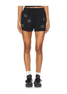 Lauren Moshi Zoa Sweat Short Stud Kisses