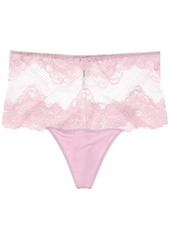 Le Mystere Lace Allure High-Waist Thong