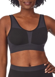 Le Mystere Le Mystere Seamless Comfort Contour Sports Bra in Black at Nordstrom
