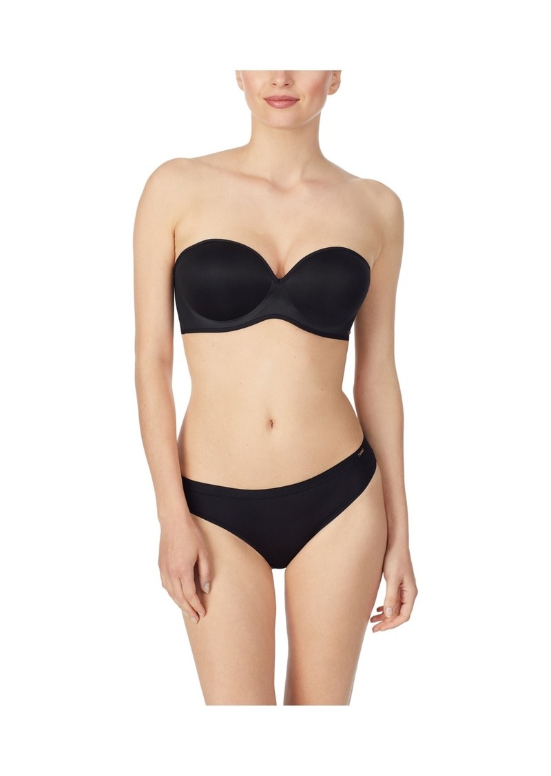 Le Mystere Women's Clean Lines Strapless Bra - Black