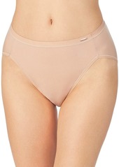 Le Mystere Womens Infinite Comfort High Waist French Cut Panty 4 Way Stretch No-Show Leg Briefs   US