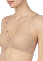 Le Mystere Women's Sheer Illusion Wireless Bra - Natural