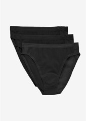 On Gossamer Women's Mesh Hi Cut Brief, Pack of 3 3012P3 - Black