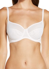 Le Mystere Modern Mesh Full Fit Underwire Bra in Shell at Nordstrom