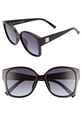 Le Specs Athena 56mm Special Fit Oversized Sunglasses