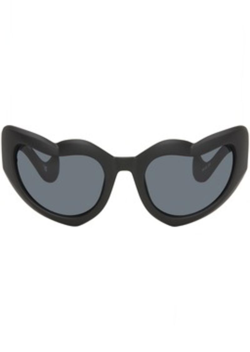 Le Specs Black Fast Love Sunglasses