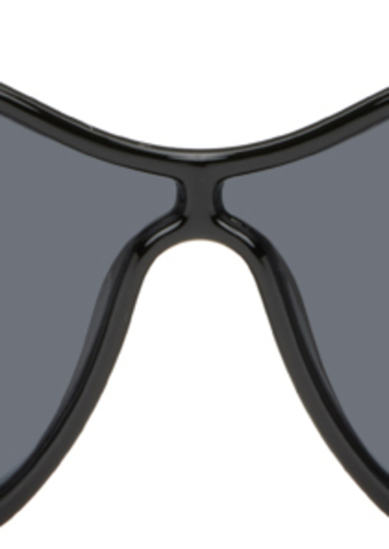 Le Specs Black Tailfin Sunglasses