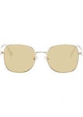 Le Specs Gold Metamorphosis Sunglasses