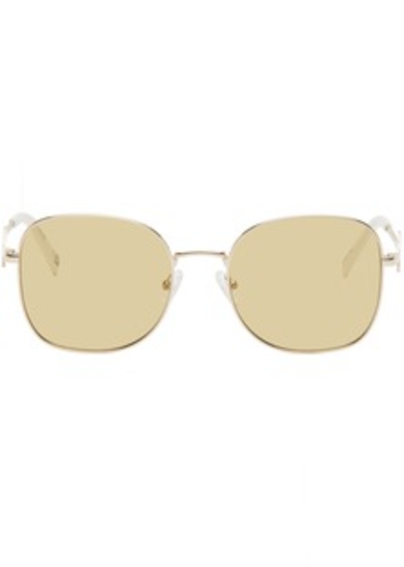 Le Specs Gold Metamorphosis Sunglasses