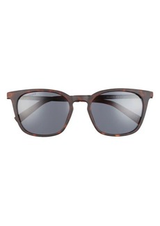 Le Specs Huzzah 54mm Polarized Square Keyhole Sunglasses