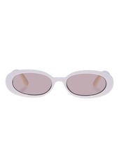 Le Specs Outta Love 51mm Oval Sunglasses