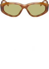 Le Specs Tortoiseshell Under Wraps Sunglasses