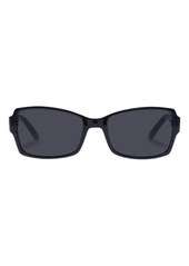 Le Specs Trance 56mm Rectangular Sunglasses