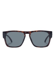 Le Specs Transmission 56mm D-Frame Sunglasses