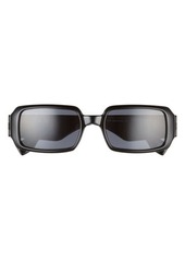 Le Specs Trash Talk 55mm Rectangle Sunglasses