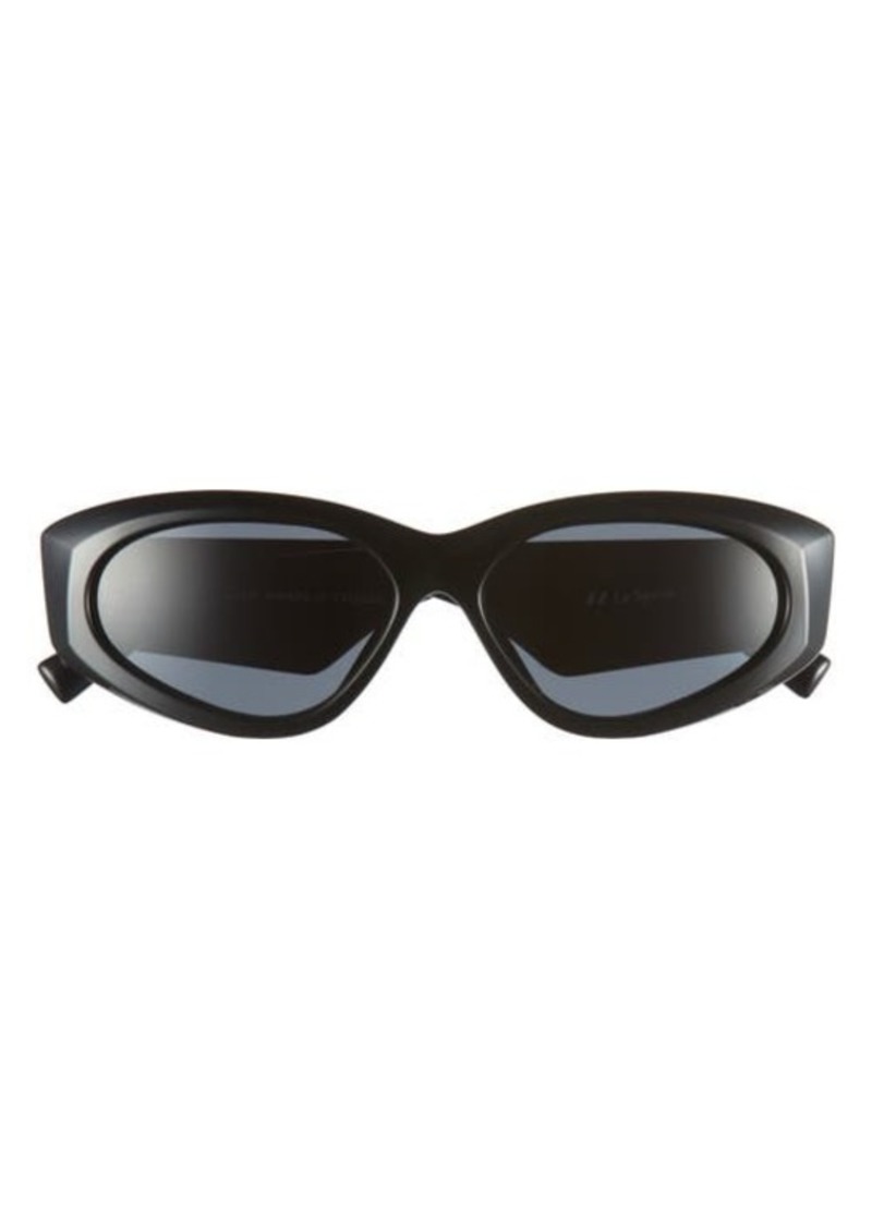 Le Specs Under Wraps Oval Sunglasses