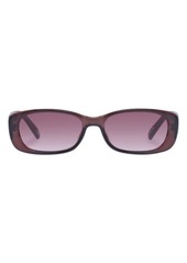 Le Specs Unreal 52mm Gradient Rectangular Sunglasses