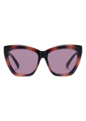 Le Specs Vamos 57mm Cat Eye Sunglasses