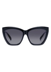 Le Specs Vamos 57mm Cat Eye Sunglasses