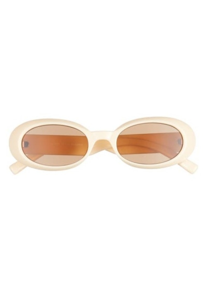 Le Specs Work It 53mm Oval Sunglasses