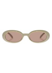 Le Specs Work It 53mm Oval Sunglasses