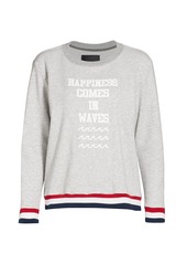 LE SUPERBE Happiness Comes in Waves Sweatshirt