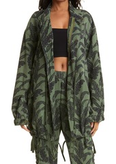 Le Superbe Outta Here Anorak in Banana Leaf Overdye Army at Nordstrom