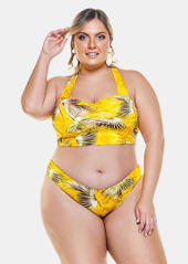 Lehona High-Cut Bikini Bottom In Yellow Buriti Print - 14 - Also in: 20, 22, 16, 26, 24
