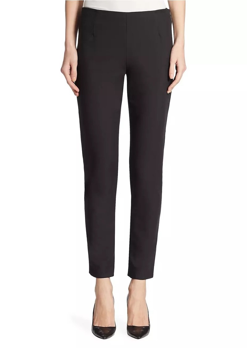 Lela Rose Catherine Stretch-Twill Pants