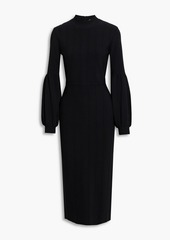 Lela Rose - Stretch-knit midi dress - Black - S