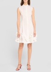 Lela Rose Natalie Shirtdress with Ruffle Detail