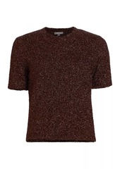 Lela Rose Tinsel Metallic T-Shirt