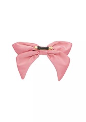 Lele Sadoughi Crystal Cluster Embellished Bow Barrette